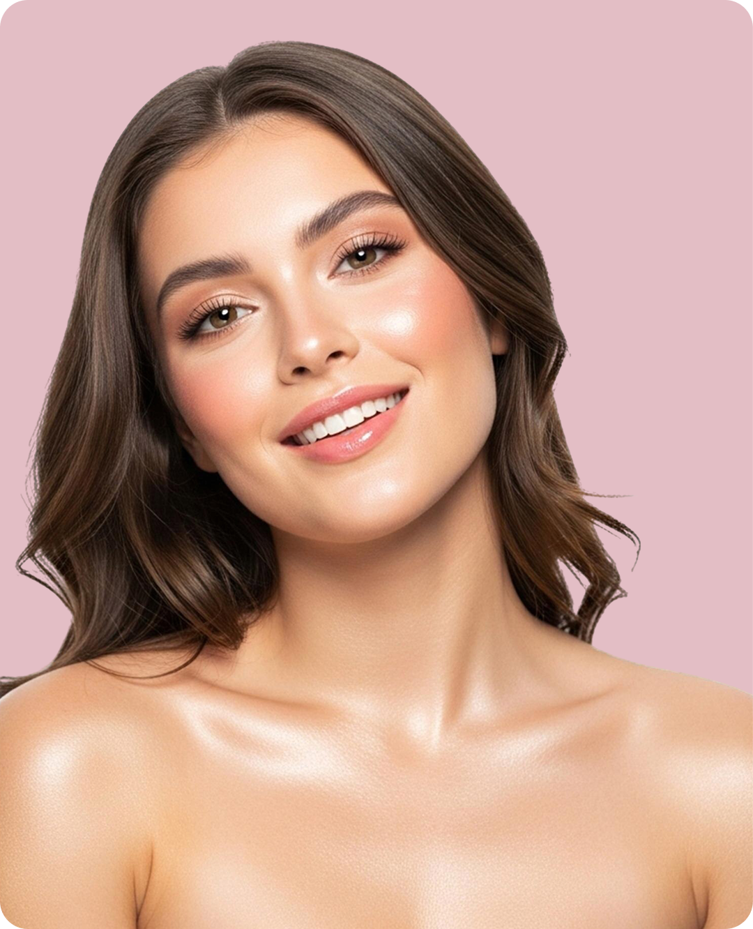 Girl with glow